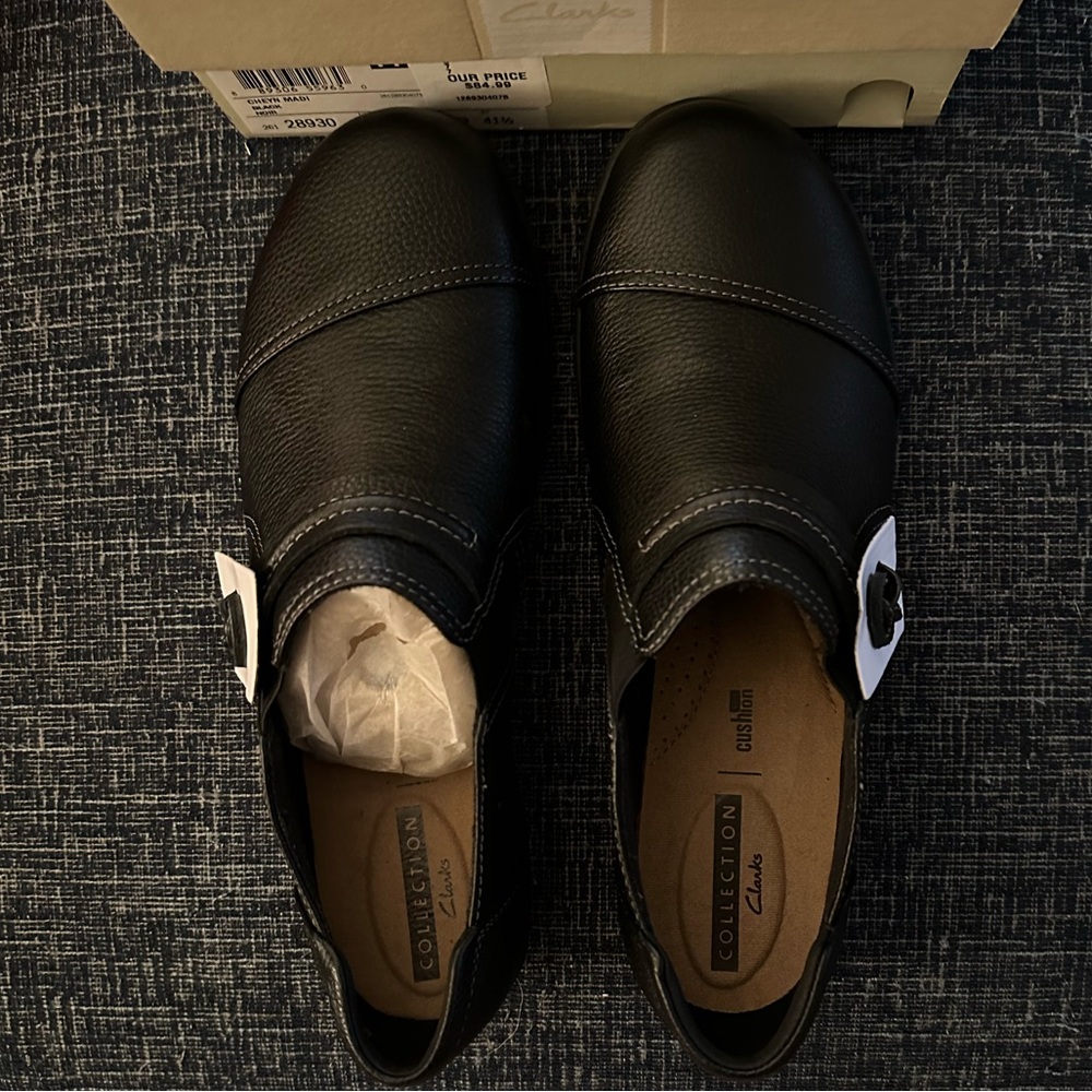 Women’s Clarks Cheyn Madi Black Size 10 M Never Worn